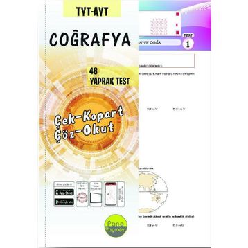 Pano Yayınları Tyt-Ayt Coğrafya Yaprak Test
