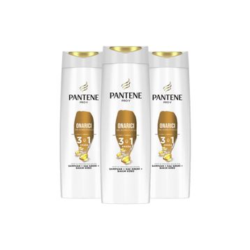 Pantene 3'ü 1 Arada 3x400 ml Onarıcı Ve Koruyucu Şampuan