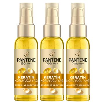 Pantene 3x100 ml Yoğun Bakım Ürünü Keratin Yağı