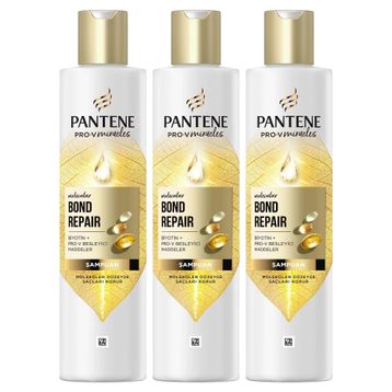 Pantene 3x250 ml Pro-V Miracles Molecular Bond Repair Yıpranmış Saçlar İçin Şampuan