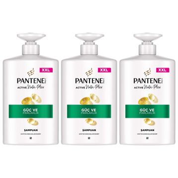 Pantene 3x800 ml Güç ve Parlaklık Şampuan