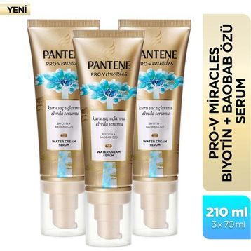 Pantene Miracles 3x70 ml Kuru Saç Uçlarına Elveda Serumu