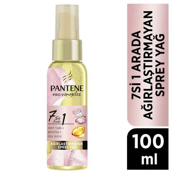 Pantene Miracles Ağırlık Yapmayan 7 in 1 100 ml Saç Bakım Yağı