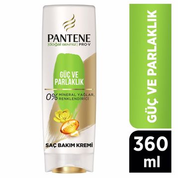 Pantene Pro-V Güç ve Parlaklık 360 ml Cansız Saçlar İçin Saç Bakım Kremi