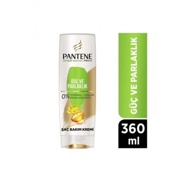 Pantene Pro-V Güç ve Parlaklık 360 ml Cansız Saçlar İçin Saç Bakım Kremi