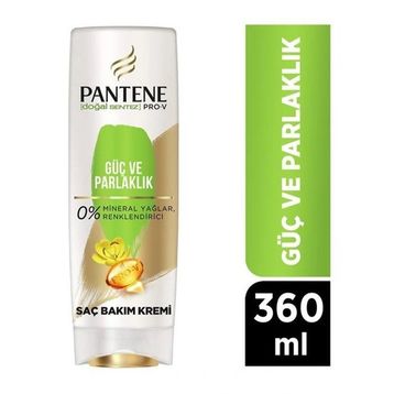 Pantene Pro-V Güç ve Parlaklık 360 ml Cansız Saçlar İçin Saç Bakım Kremi