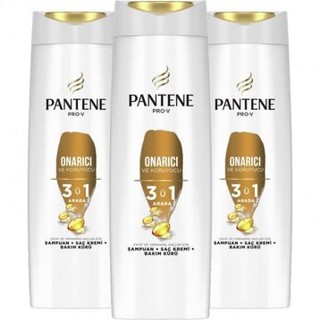Pantene Pro-V Onarıcı ve Koruyucu 3x400 ML Saç Bakım Şampuan