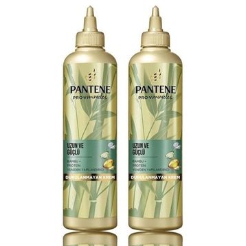 Pantene Uzun ve Güçlü 2x270 ml Durulanmayan Saç Kremi
