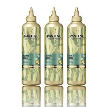 Pantene Uzun ve Güçlü 3x270 ml Durulanmayan Saç Kremi