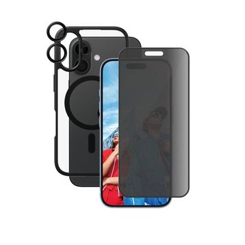 Panzerglass Care iPhone 16 Flagship 3in1 Privacy Bundle Ekran &amp; Kamera Koruyucu Kılıf