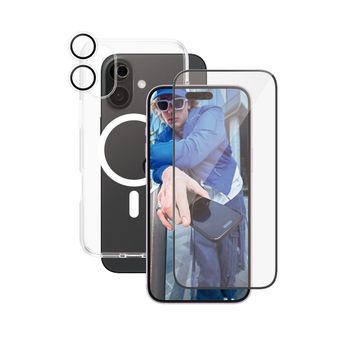 Panzerglass Care iPhone 16 Plus Flagship 3in1 Bundle Ekran Kamera Koruyucu Kılıf
