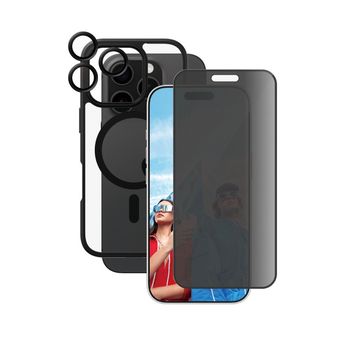 Panzerglass Care iPhone 16 Pro Flagship 3in1 Privacy Bundle Ekran Kamera Koruyucu Kılıf