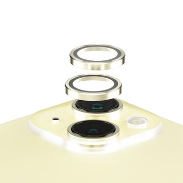 Panzerglass Hoops iPhone 15/15 Plus Gold Lens Koruyucu