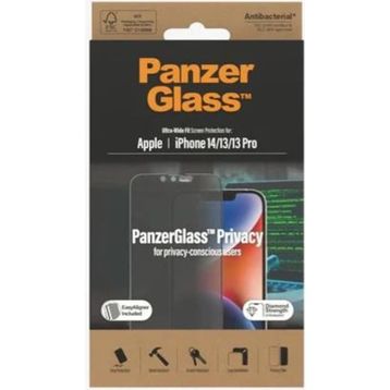 Panzerglass İphone 14/13/13 Pro Uwf Privacy Antibakteriyel Ekran Koruyucu