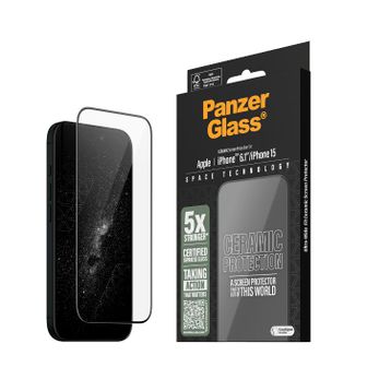 Panzerglass iPhone 16 Seramik Uwf Şeffaf Ekran Koruyucu
