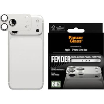 Panzerglass iPhone 17 Pro Gümüş Fender Lens Koruyucu
