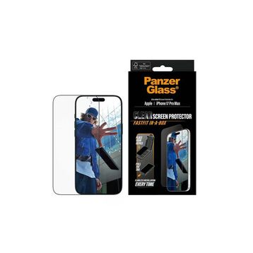 Panzerglass iPhone 17 Pro Max Siyah Çerçeveli Ultra Geniş Fastfit Ekran Koruyucu