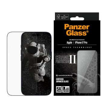 Panzerglass iPhone 17 Pro Seramik II Ultra Geniş Easy Aligner Ekran Koruyucu