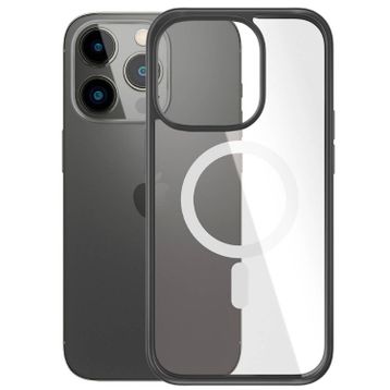 PanzerGlass Magsafe Clearcase Çerceveli 2.4 iPhone 14 Pro Kapak Siyah Kılıf