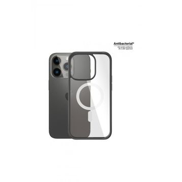 PanzerGlass Magsafe Clearcase Çerceveli 2.4 iPhone 14 Pro Kapak Siyah Kılıf