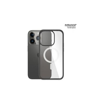 PanzerGlass Magsafe Clearcase Çerceveli 2.4 iPhone 14 Pro Kapak Siyah Kılıf