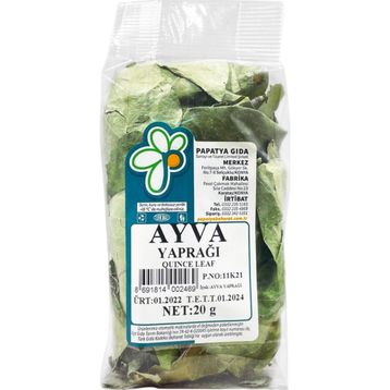 Papatya Gıda 20 gr Ayva Yaprağı