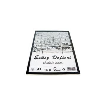 Paperart A3 Boy Spiralli 50 Yaprak 100 gr Skech Eskiz Defteri