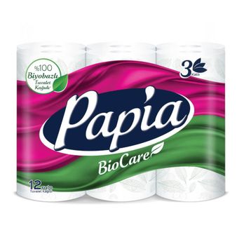 Papia 12'li Biocare Tuvalet Kağıdı
