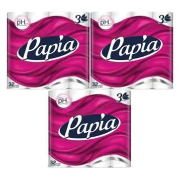 Papia 3 Katlı 96'lı Paket Tuvalet Kağıdı