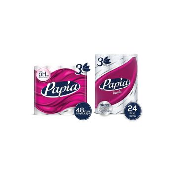 Papia 48 Rulo Tuvalet Kağıdı