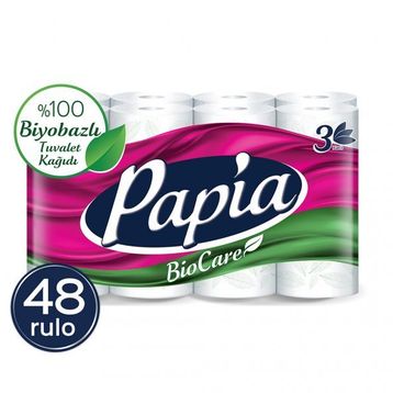 Papia Biocare 48 Rulo Tuvalet Kağıdı