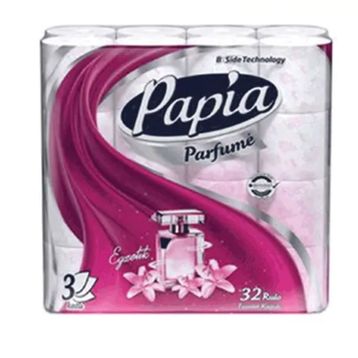 Papia Egzotik Parfümlü 3 katlı 32'li Tuvalet Kağıdı