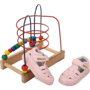 Papuç Sepeti ŞRBB 4792 Pudra Kız Çocuk Ortopedik Sandalet