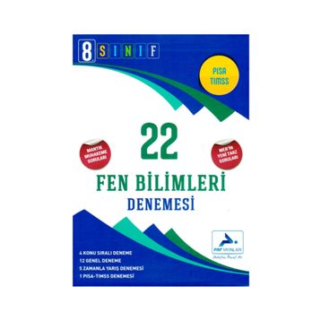 Paraf Yayınları 8. Sınıf Fen Bilimleri 22'li Branş Deneme