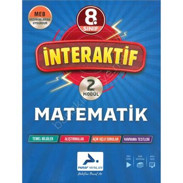 Paraf Yayınları 8. Sınıf İnteraktif Matematik Soru Bankası