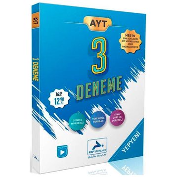 Paraf Yayınları AYT 3 Deneme