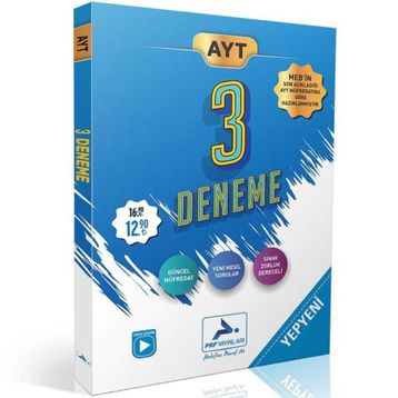 Paraf Yayınları AYT 3 Deneme