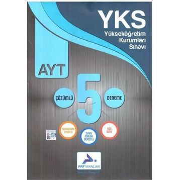 Paraf Yayınları AYT 5 Çözümlü Deneme