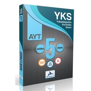 Paraf Yayınları AYT 5 Çözümlü Deneme