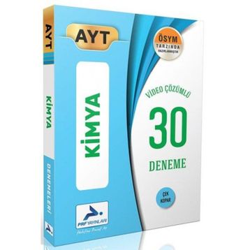 Paraf Yayınları AYT Kimya 30 Deneme