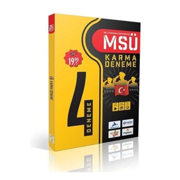Paraf Yayınları MSÜ Karma 4'lü Deneme
