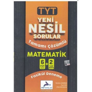 Paraf Yayınları TYT Matematik Yeni Nesil Sorular Fasikül Deneme