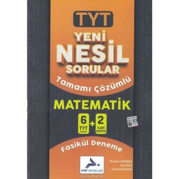 Paraf Yayınları TYT Matematik Yeni Nesil Sorular Fasikül Deneme