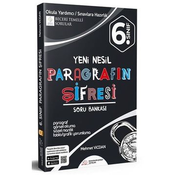 Paragrafın Şifresi Yayınları 6. Sınıf Paragrafın Şifresi Soru Bankası