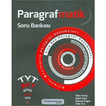 Paragrafmatik Soru Bankası Canım Hocam Yayınları