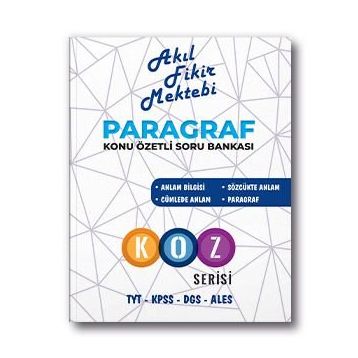 Paragrafmatik Soru Bankası Canım Hocam Yayınları