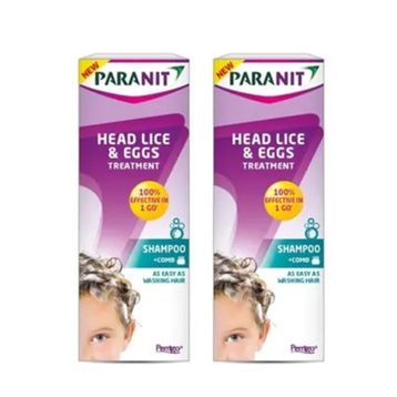 Paranit Baş Biti ve Sirke Tedavisinde 2x100 ml Şampuan