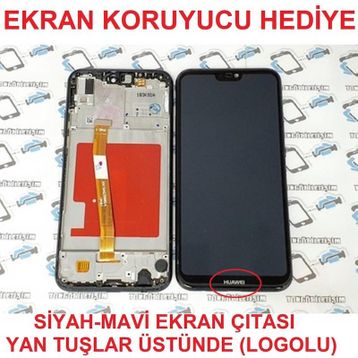 Parça Bankası Huawei P20 Lite Çıtalı Siyah Dokunmatik Lcd Cep Telefonu Ekranı