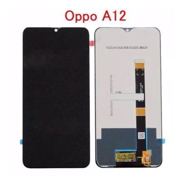 Parça Bankası Oppo A12 Dokunmatik Çıtasız Siyah LCD Ekran