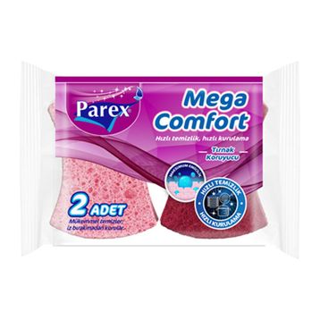 Parex 2'li Mega Comfort Oval Oluklu Sünger